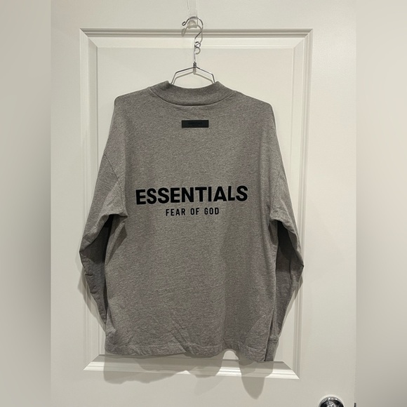 ❌SOLD❌ Essentials Fear of God FOG long sleeve mock neck T shirt - Picture 2 of 9